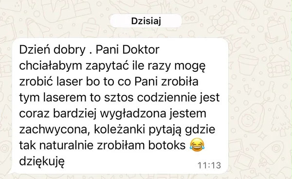 Opinia pacjentki