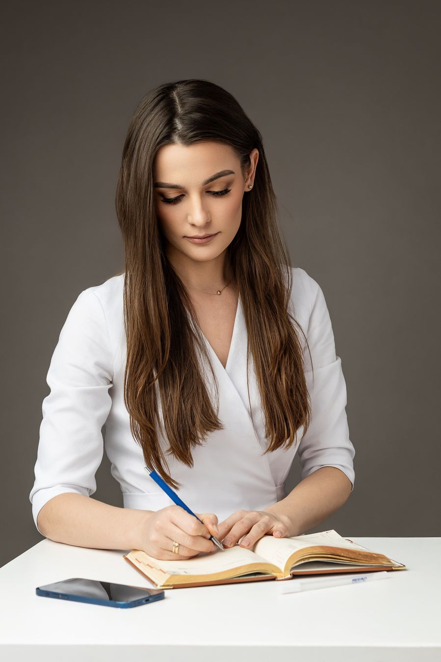Edyta Pasternak-Bańka przy pracy
